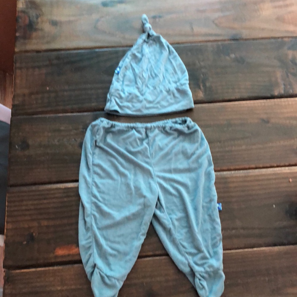 KicKee pants brand pants and hat